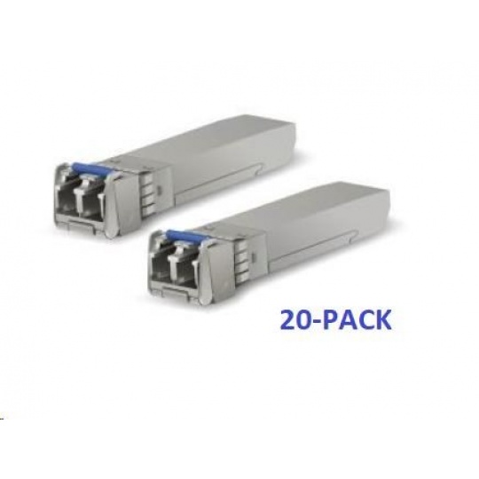 UBNT U Fiber UF-SM-10G-20, 20-PACK [20ks SFP+ 10G modulů, Single-Mode, LC konektor]