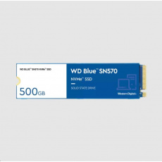 WD BLUE SSD NVMe 500GB PCIe SN 570, Gen3 8 Gb/s, (R:3500, W:2300MB/s) WD BLUE SSD NVMe 500GB PCIe SN 570, Gen3 8 Gb/s, (R:3500, W:2300MB/s)