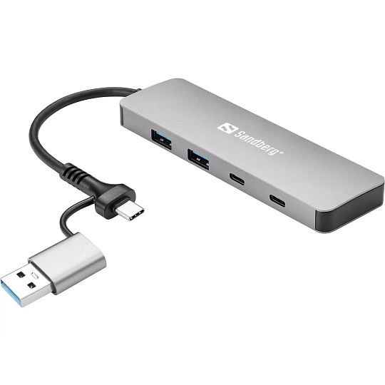 Sandberg USB-C/A to 2xUSB-A+2xUSB-C Hub Sandberg USB-C/A to 2xUSB-A+2xUSB-C Hub