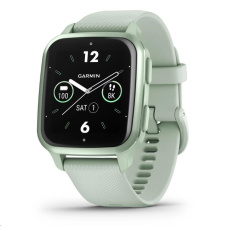 Garmin Venu Sq 2, Metallic Mint / Cool Mint silikonový řemínek, EU Garmin Venu Sq 2, Metallic Mint / Cool Mint silikonový řemínek, EU