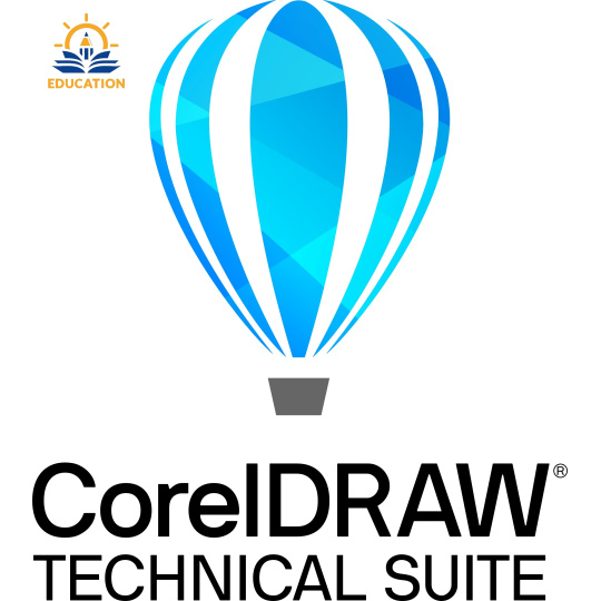 CorelDRAW Technical Suite 2025 Education Perpetual License (incl. 1 Yr CorelSure Maintenance)(5-50)