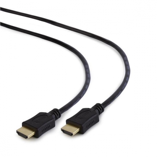 GEMBIRD Kabel HDMI-HDMI 3m, 1.4, M/M stíněný, zlacené kontakty, CCS, ethernet, černý