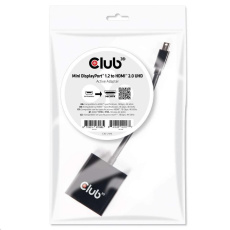Club3D Adaptér aktivní mini DisplayPort 1.2 na HDMI 2.0 4K60Hz UHD, (M/F), 20cm Club3D Adaptér aktivní mini DisplayPort 1.2 na HDMI 2.0 4K60Hz UHD, (M/F), 20cm