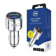 3mk Hyper Car Power Transmitter 48W QC PD PPS USB 1C1A Silver 3mk Hyper Car Power Transmitter 48W QC PD PPS USB 1C1A Silver