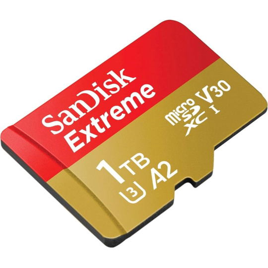 SanDisk micro SDXC karta 1TB Extreme (190 MB/s Class 10, UHS-I U3 V30) SanDisk micro SDXC karta 1TB Extreme (190 MB/s Class 10, UHS-I U3 V30)
