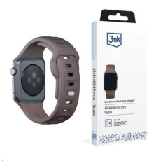 3mk Silicone Watch Strap pro Apple 42/44/45/49 mm Taupe 3mk Silicone Watch Strap pro Apple 42/44/45/49 mm Taupe