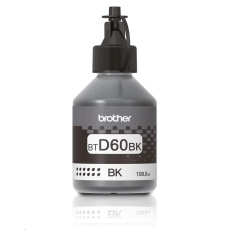 BAZAR - BROTHER INK BT-D60BK black pro T4xx, T5xx, T7xx, T9xx cca 6000 stránek, bezpigmentový - INKTANK - Poškozený obal BAZAR - BROTHER INK BT-D60BK black pro T4xx, T5xx, T7xx, T9xx cca 6000 stránek, bezpigmentový - INKTANK - Poškozený obal