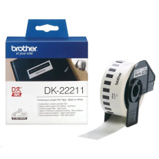 BROTHER DK-22211 bílá filmová role 29mm x 15,24m BROTHER DK-22211 bílá filmová role 29mm x 15,24m