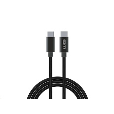 WG - Datový kabel Type-C na Type-C, 50 cm, černá WG - Datový kabel Type-C na Type-C, 50 cm, černá