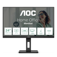 AOC MT IPS LCD WLED 23,8" 24P3CV - IPS panel, 1920x1080, 300cd, 2xHDMI, DP, USB-C, 4xUSB 3.2, pivot, repro AOC MT IPS LCD WLED 23,8" 24P3CV - IPS panel, 1920x1080, 300cd, 2xHDMI, DP, USB-C, 4xUSB 3.2, pivot, repro
