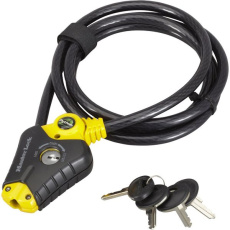 Master Lock Python 8433EURD zkracovací lanový zámek, 10mm, se čtyřmi klíči, ocel, ABS plast Master Lock Python 8433EURD zkracovací lanový zámek, 10mm, se čtyřmi klíči, ocel, ABS plast