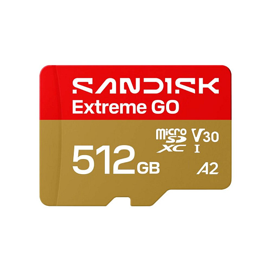 SanDisk micro SDXC karta 512GB Extreme GO (240 MB/s , UHS-I U3 V30) SanDisk micro SDXC karta 512GB Extreme GO (240 MB/s , UHS-I U3 V30)
