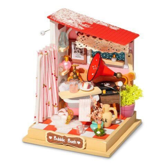 RoboTime miniatura domečku Koupelna pěnových bublin RoboTime miniatura domečku Koupelna pěnových bublin