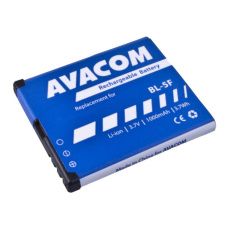 AVACOM baterie do mobilu Nokia N95, E65, Li-Ion 3,6V 1000mAh (náhrada BL-5F) AVACOM baterie do mobilu Nokia N95, E65, Li-Ion 3,6V 1000mAh (náhrada BL-5F)
