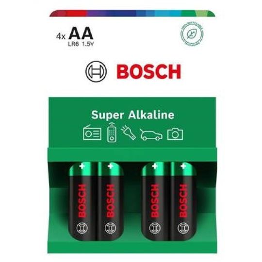 Bosch LR6SA4B/00 Super Alkaline (Blistr 4 ks)