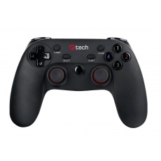 C-TECH gamepad Lycaon pro PC/PS3/Android, 2x analog, X-input, vibrační, bezdrátový, USB C-TECH gamepad Lycaon pro PC/PS3/Android, 2x analog, X-input, vibrační, bezdrátový, USB