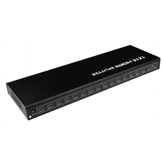 PREMIUMCORD HDMI splitter 1-16 Port kovový s napájecím adaptérem, 3D, FULL HD