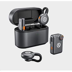 BAZAR - Hollyland LARK M2S Mini Combo  Wireless Lavalier Microphone Mini Combo (Space Gray) - Poškozený obal (Komplet)