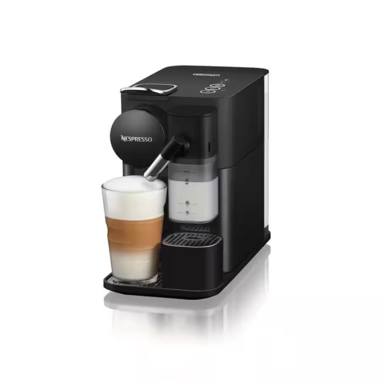 BAZAR - DeLonghi Nespresso Lattissima One EN 510.B, 1450 W, 19 bar, na kapsle, mléčný systém - použité