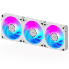 GIGABYTE ventilátor AORUS EZ CHAIN FAN ICE 3-PACK, 3x120mm, bílá