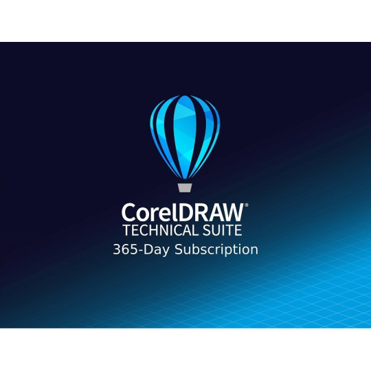 CorelDRAW Technical Suite Education 365 dní pronájem licence (Single) EN/DE/FR/ES/BR/IT/CZ/PL/NL