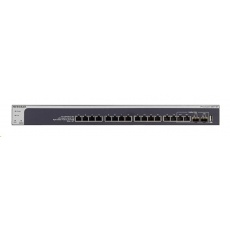 Netgear XS716T 16-port 10-Gigabit Smart Managed Switch, 16x10GbE RJ45 with 2x 10GbE SFP+ shared Netgear XS716T 16-port 10-Gigabit Smart Managed Switch, 16x10GbE RJ45 with 2x 10GbE SFP+ shared