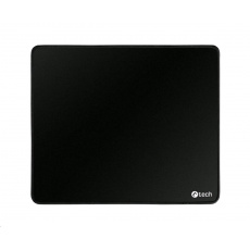 BAZAR C-TECH Podložka pod myš MP-01, černá, 320x270x4mm, obšité okraje, "POŠKOZENÝ OBAL"