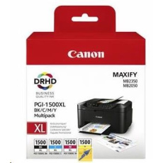 BAZAR - Canon CARTRIDGE PGI-1500XL multipack pro Maxify MB2050, MB2150, MB2350, MB2750 a MB2755 ( 780 str.) - Poškozený BAZAR - Canon CARTRIDGE PGI-1500XL multipack pro Maxify MB2050, MB2150, MB2350, MB2750 a MB2755 ( 780 str.) - Poškozený
