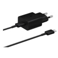 Samsung cestovní nabíječka EP-T1510XBE, PD, 15W, kabel USB-C, černá, EU