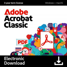 Acrobat Pro 2024 (Classic) for teams MP ML (+CZ) COM Term License (Set up as 36 month) 1 User, Level 1, 1-9 Acrobat Pro 2024 (Classic) for teams MP ML (+CZ) COM Term License (Set up as 36 month) 1 User, Level 1, 1-9