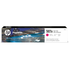 HP 981X High Yield Magenta Original PageWide Cartridge (10,000 pages) HP 981X High Yield Magenta Original PageWide Cartridge (10,000 pages)
