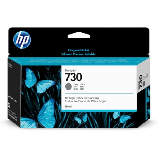 HP 730 130-ml Gray Ink Cartridge