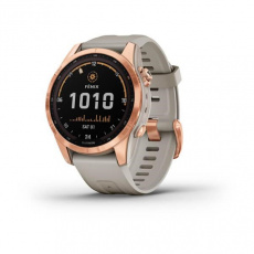 Garmin fenix 7S PRO Solar, Rose Gold/ Sand Silicone Band Garmin fenix 7S PRO Solar, Rose Gold/ Sand Silicone Band