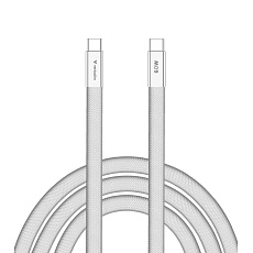 VERBATIM Kabel Sync & Charge SoftTouch USB-C, 60W, 120cm, bílá