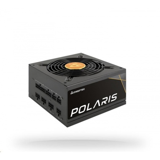 CHIEFTEC zdroj Polaris Series, PPS-650FC, 650W, ATX-12V V.2.4, PS2, 12cm fan, Active PFC, Modular, 80+ Gold