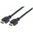 MANHATTAN kabel In-wall CL3 High Speed HDMI s Ethernetem, HEC, ARC, 3D, 4K, stíněný, 8m, Black