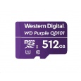 WD MicroSDXC karta 512GB Purple WDD512G1P0C Class 10 (R:100/W:60 MB/s)