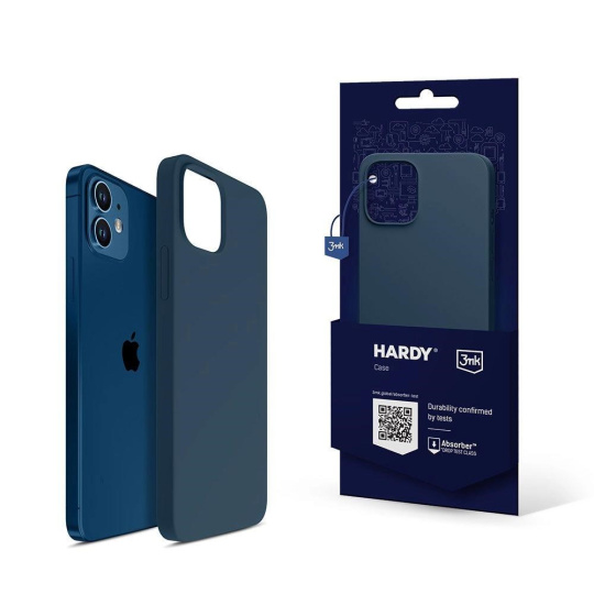 3mk ochranný kryt Hardy Silicone MagCase pro Apple iPhone 12, Sierra Blue