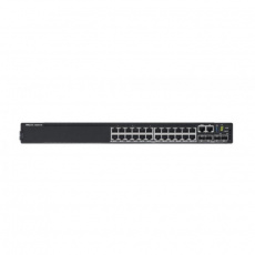 DELL Powerswitch N2224X-ON 24x1/2.5G 4x25G 2x40G Stacking 1xAC PSU IO/PS airflow OS6
