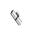 WG - Adapter Lightning (male) na Lightning 2x (female), stříbrná