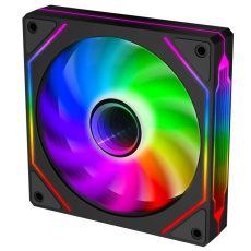 EVOLVEO 120UX-M ventilátor 120mm, 4pin molex, ARGB, master, černá EVOLVEO 120UX-M ventilátor 120mm, 4pin molex, ARGB, master, černá