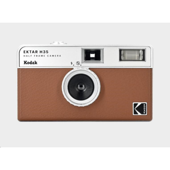 BAZAR - Kodak EKTAR H35 Film Camera Brown - Poškozený obal (Komplet)