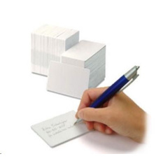 Zebra Premier card, writeable back Zebra Premier card, writeable back