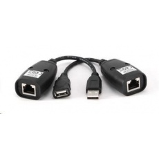 GEMBIRD Kabel USB 2.0 A-LAN aktivní prodlužovací 30m (černý) GEMBIRD Kabel USB 2.0 A-LAN aktivní prodlužovací 30m (černý)