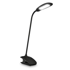 CONNECT IT Stolní LED lampa CLIP s klipem, černá