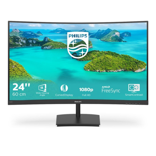Philips MT VA LED 23,6" 241E1SCA/00 - VA panel, 1920x1080, D-Sub, HDMI, repro Philips MT VA LED 23,6" 241E1SCA/00 - VA panel, 1920x1080, D-Sub, HDMI, repro