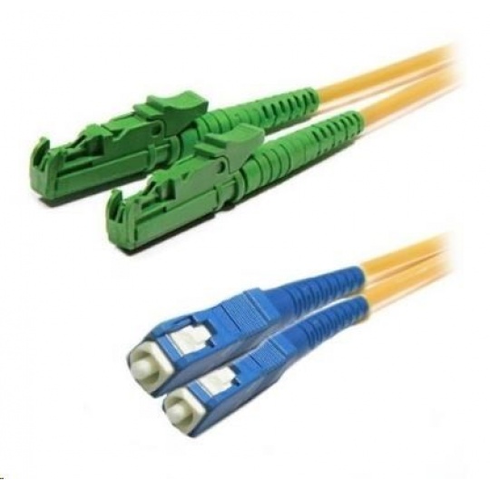 Duplexní patch kabel SM 9/125, OS2, E2000(APC)-SC(PC), LS0H, 3m