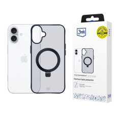3mk ochranný kryt Smoke Case Mag&Stand pro Apple iPhone 16 Plus