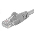 PremiumCord Patch kabel UTP RJ45-RJ45 CAT6 0.1m šedá