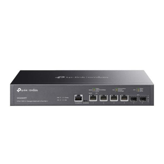 TP-Link OMADA JetStream switch TL-SX3206HPP (4x10GbE, 2xSFP+, 4xPoE++, 200W, 2xconsole) TP-Link OMADA JetStream switch TL-SX3206HPP (4x10GbE, 2xSFP+, 4xPoE++, 200W, 2xconsole)